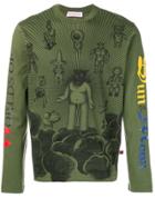 Walter Van Beirendonck Sun & Moon Sweatshirt - Green
