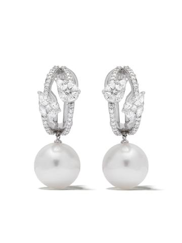 Yoko London 18kt White Gold Diamond Embellished Earrings - 7