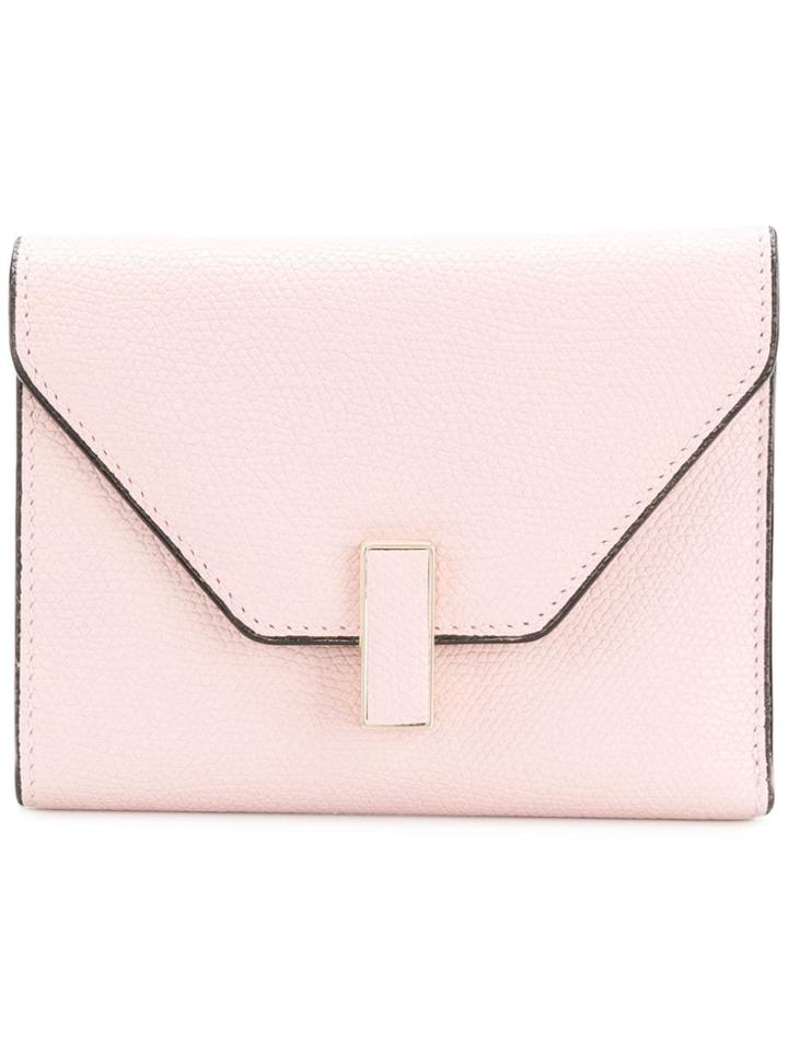Valextra Envelope Purse - Pink & Purple