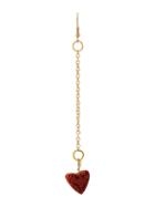 Xaa Pendant Earring 'coração', Women's, Metallic