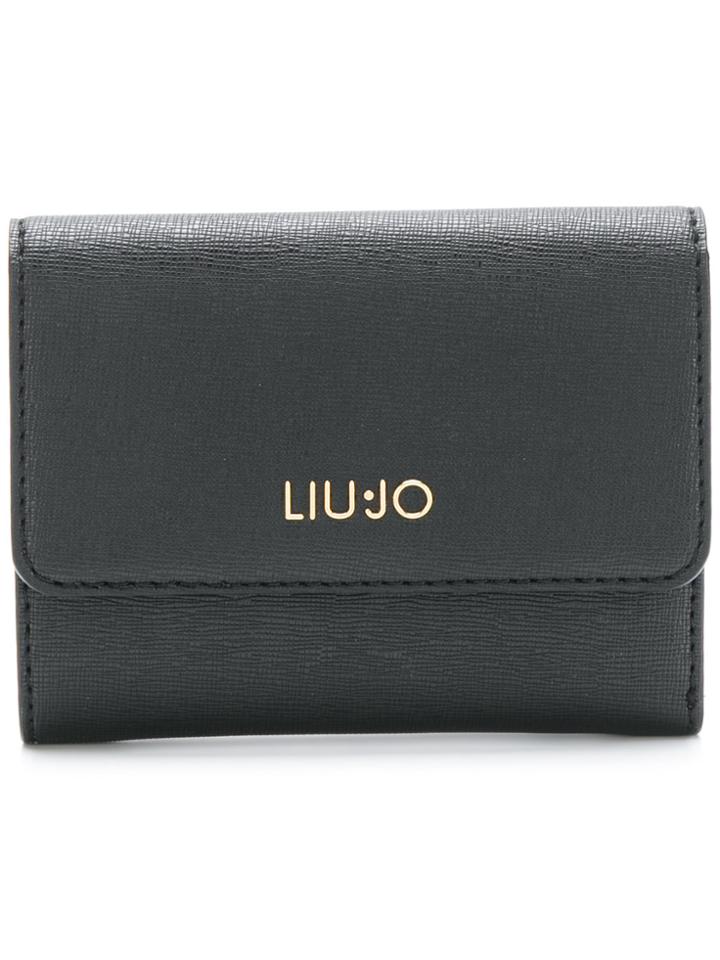 Liu Jo Isola Trifold Flap Wallet - Black