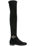 Jimmy Choo Myren Flat Boots - Black