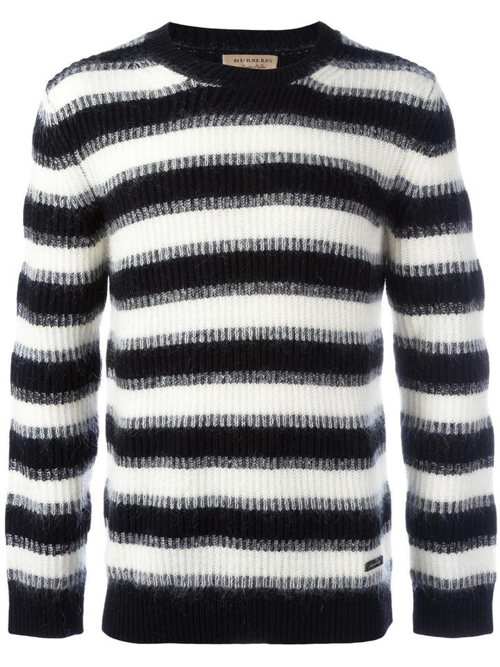 Burberry 'stockley Punk' Jumper, Men's, Size: Small, Black, Wool/mohair/polyamide