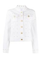 Escada Sport Fitted Stud-embellished Jacket - White