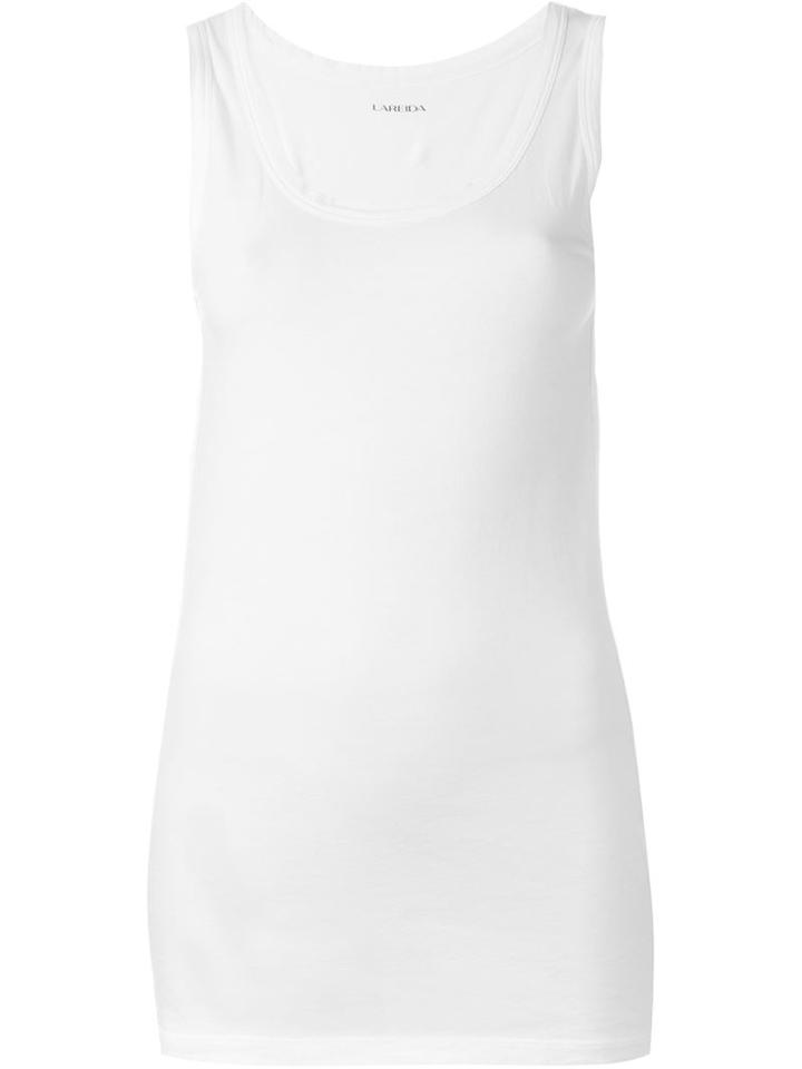 Lareida 'malu' Tank Top, Women's, Size: Medium, White, Cotton/spandex/elastane