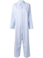 Mm6 Maison Margiela Shirt Jumpsuit - Blue