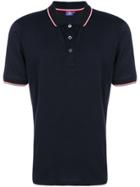 Fusalp Striped Rib Polo Shirt - Blue