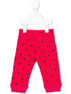 Kenzo Kids - Eye Print Trousers - Kids - Cotton - 18 Mth, Pink/purple