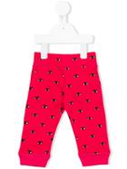 Kenzo Kids - Eye Print Trousers - Kids - Cotton - 18 Mth, Pink/purple