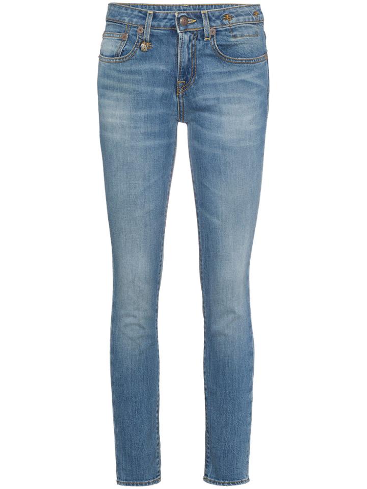 R13 Alison Skinny Stretch Jeans - Blue