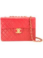 Chanel Vintage Maxi Shoulder Bag, Women's, Red