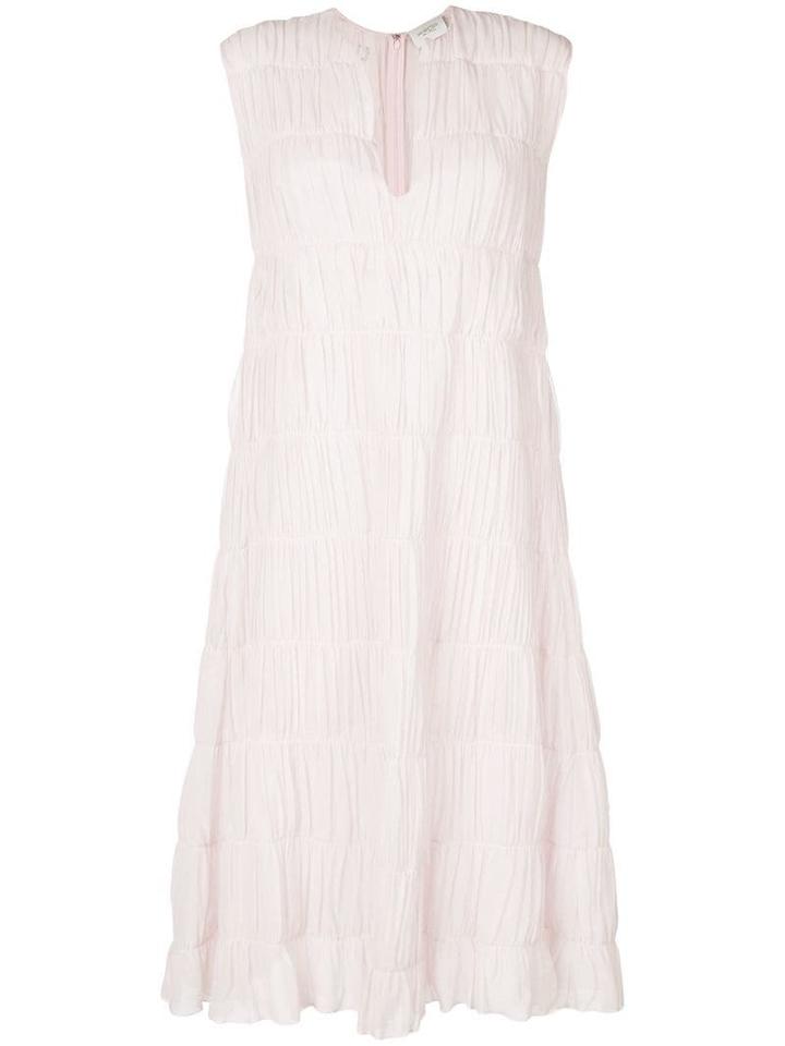 Giambattista Valli Ruched Tiered Dress - Pink