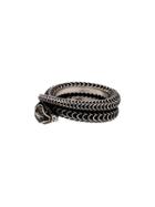 Gucci Coiled Snake Ring - Silver