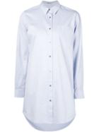T By Alexander Wang Oversized Shirt, Women's, Size: 4, Blue, Cotton