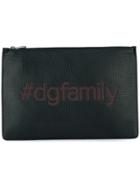 Dolce & Gabbana #dgfamily Patch Clutch - Black