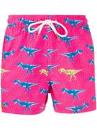 Sun 68 Dinosaur-print Swim Shorts - Pink