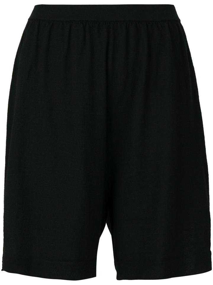 Rick Owens Loose Fit Shorts - Black