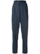 Pas De Calais Cropped Trousers - Blue