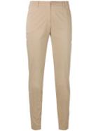 Ql2 - Margot Cropped Trousers - Women - Cotton/spandex/elastane - 48, Women's, Nude/neutrals, Cotton/spandex/elastane