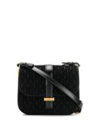 Saint Laurent All-over Monogram Handbag - Black