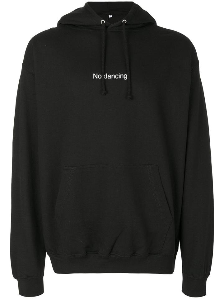 F.a.m.t. - No Dancing Hoodie - Unisex - Cotton/polyester - Xs, Black, Cotton/polyester