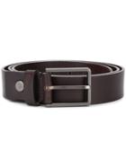 Calvin Klein Logo Belt - Brown