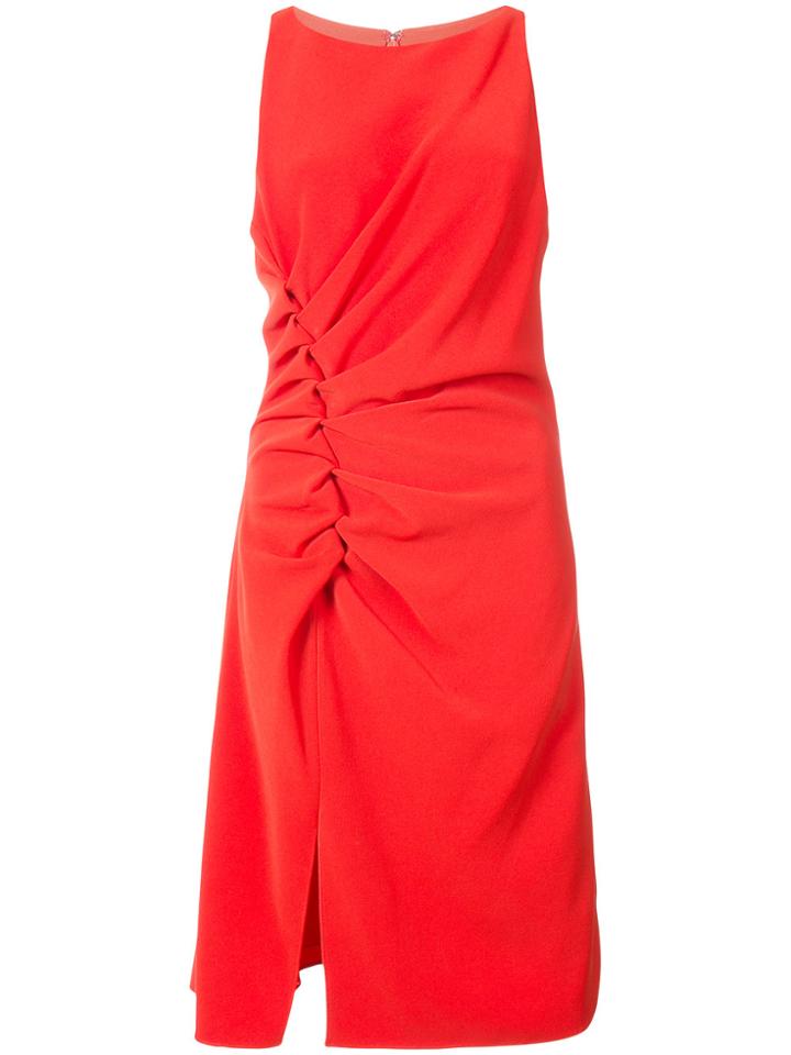 Halston Heritage Gathered Detail Dress