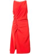 Halston Heritage Gathered Detail Dress