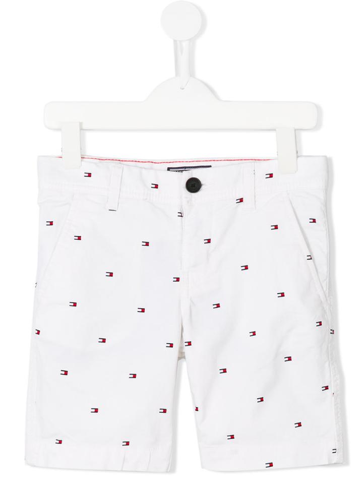 Tommy Hilfiger Junior Logo Shorts, Toddler Boy's, Size: 2 Yrs, White