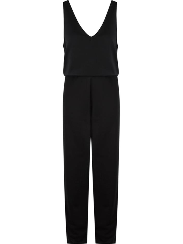 Gloria Coelho Belted Sleeveless Jumpsuit