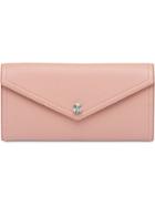 Miu Miu Madras Leather Wallet - Pink