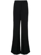 Prada Tailored Wide Leg Trousers - Black