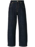 Carven Straight Cropped Jeans - Blue