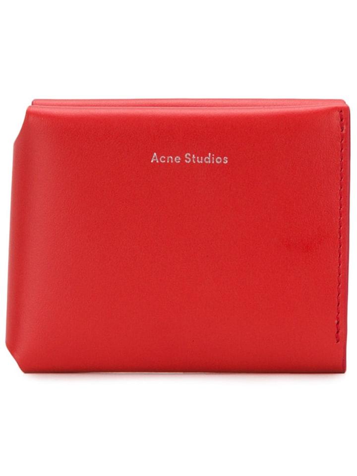Acne Studios Fold Card Holder - Red
