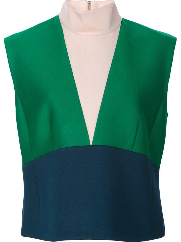Delpozo Colour Block Tank Top