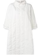 Mm6 Maison Margiela A-line Quilted Dress - White