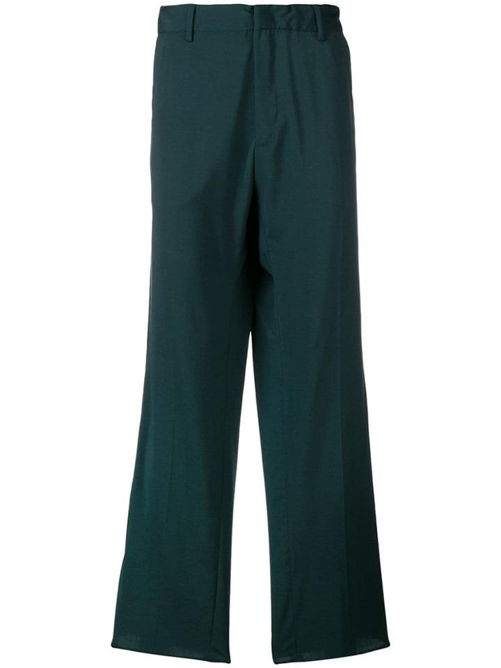 No21 Striped Loose Trousers - Green
