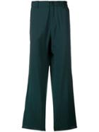No21 Striped Loose Trousers - Green