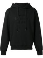 Juun.j Embroidered Hoodie, Men's, Size: 46, Black, Cotton