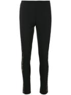 La Perla Lace Side Panel Skinny Trousers - Black