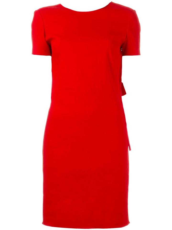 Lanvin Bow Detail At The Back Dress - Red