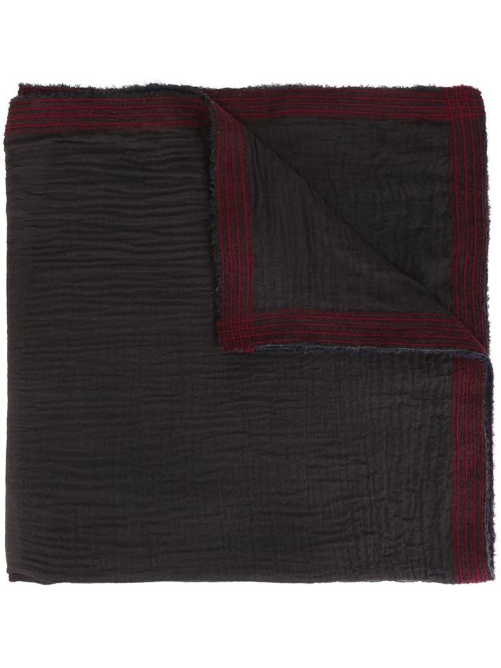 Faliero Sarti 'doppino' Scarf, Adult Unisex, Grey, Modal/virgin Wool
