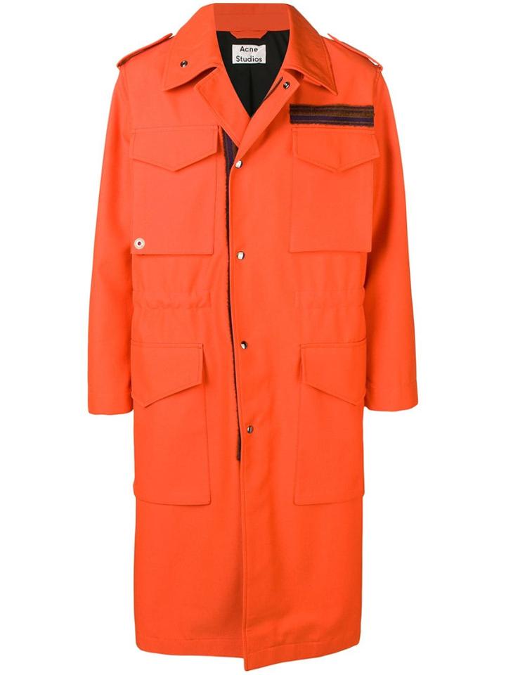 Acne Studios M65 Hybrid Trench - Orange