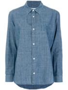A.p.c. Classic Fitted Denim Shirt - Blue