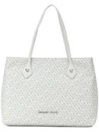 Armani Jeans Logo Monogram Print Tote - Grey