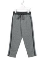 Dolce & Gabbana Kids Drawstring Track Pants, Boy's, Size: 8 Yrs, Grey