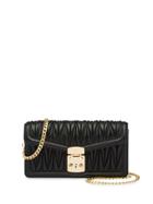 Miu Miu Matelassé Lock Mini-bag - Black