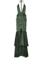 Patbo Crystal-embellished Gown - Green