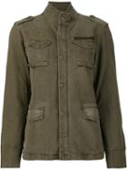 Anine Bing Army Jacket, Women's, Size: Medium, Green, Cotton/spandex/elastane