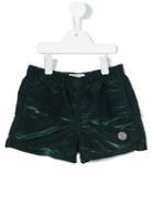 Stone Island Junior - Iridescent Swim Shorts - Kids - Polyamide/polyester - 12 Yrs, Boy's, Blue